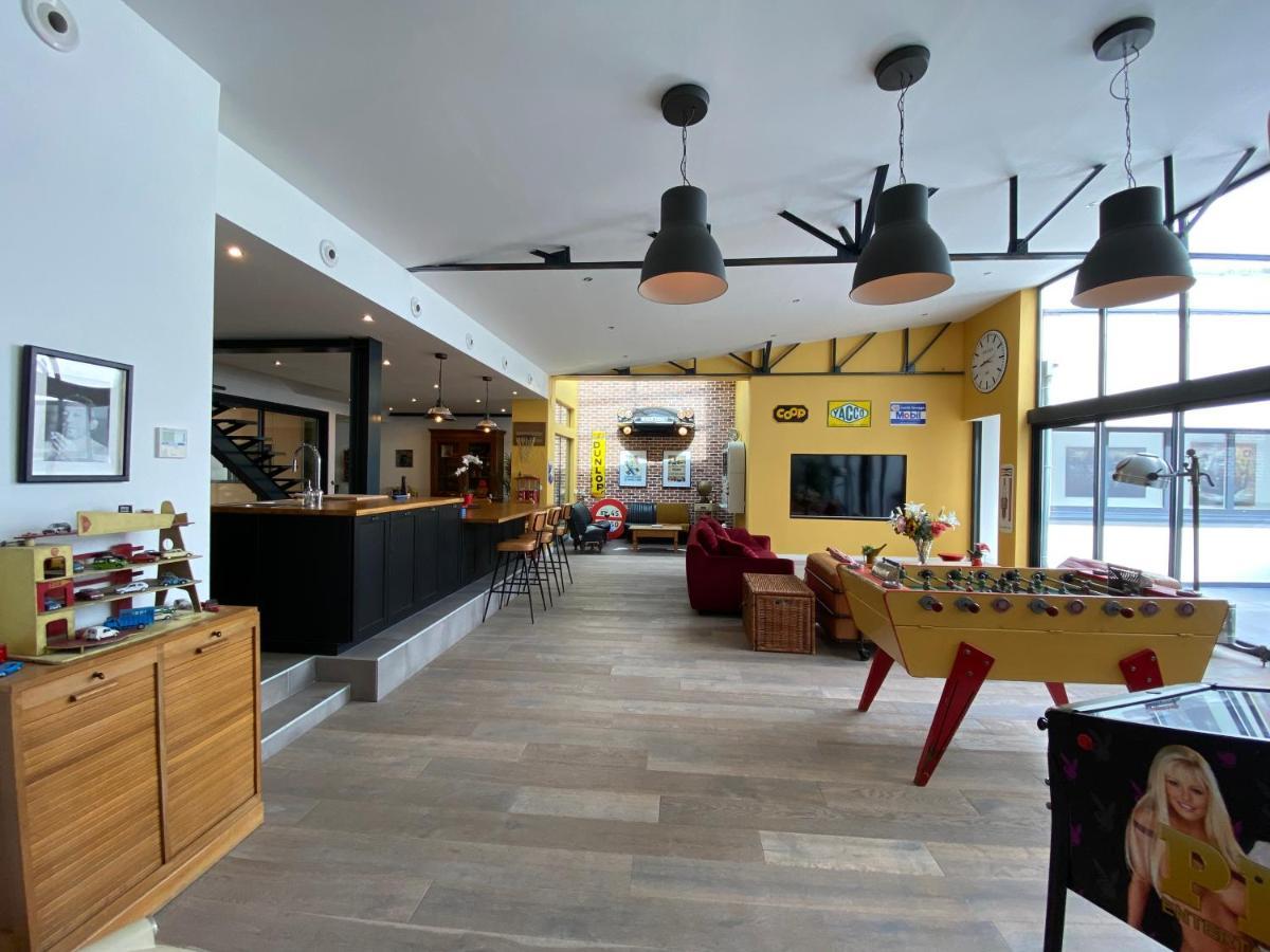 Loft Spa Reims-Fr 250M2 Privatifs, Piscine Interieure Chauffee, Spa Et Parking Εξωτερικό φωτογραφία