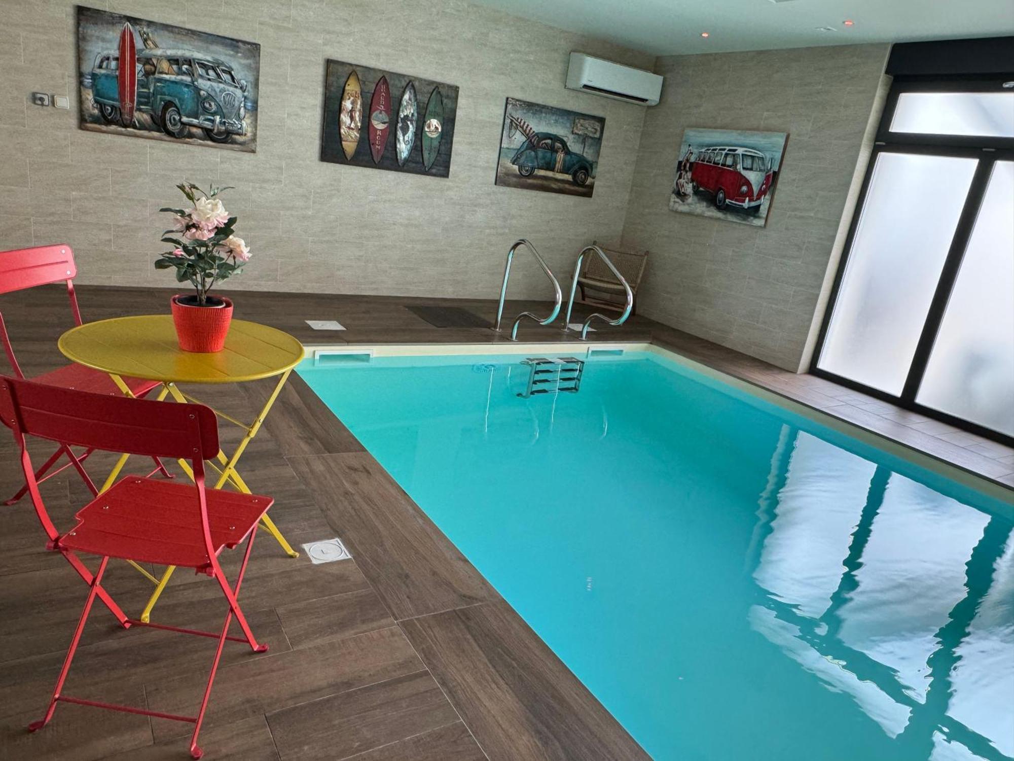 Loft Spa Reims-Fr 250M2 Privatifs, Piscine Interieure Chauffee, Spa Et Parking Εξωτερικό φωτογραφία